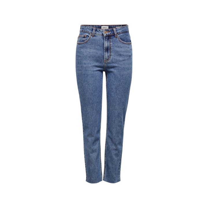 Only vaqueros de mujer en denim azul oscuro vista frontal