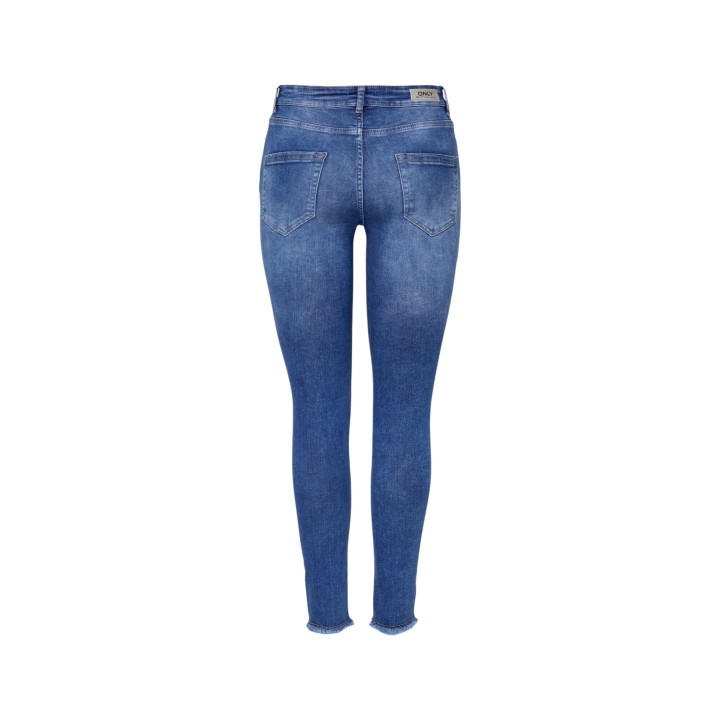 Only vaqueros de mujer azul denim vista posterior