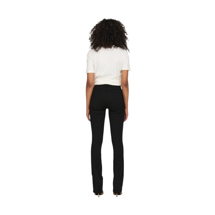 Only vaqueros de mujer negros 15163338 vista posterior con modelo