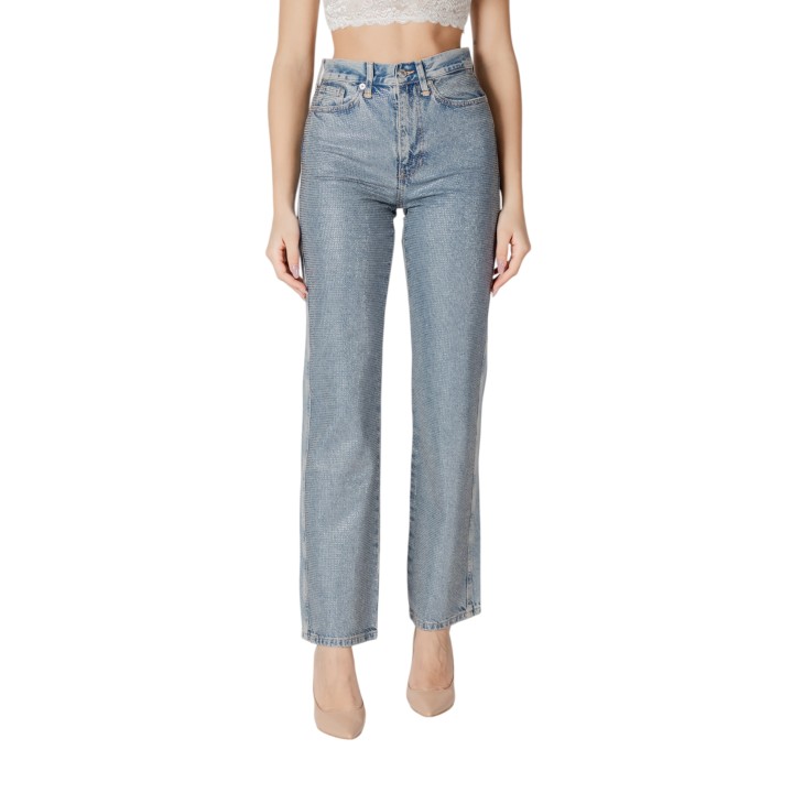 Only vaqueros de mujer Riley Crys 15341019 en denim azul claro vista frontal