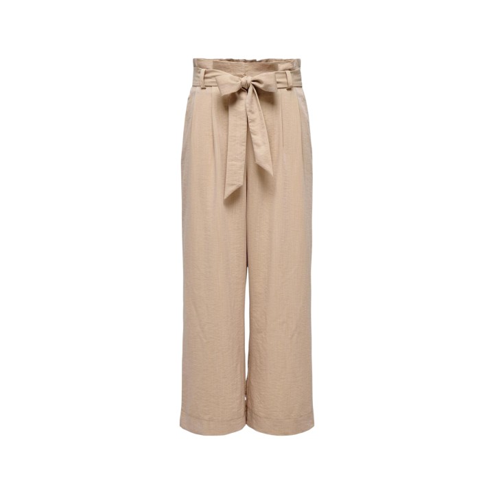 Only pantalón de mujer beige 15269628 vista frontal