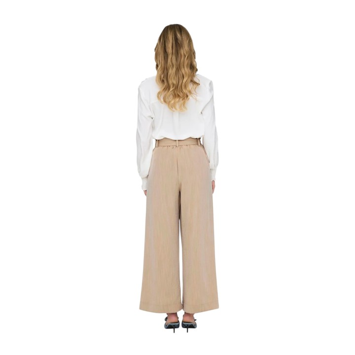 Only pantalón de mujer beige 15269628 vista posterior
