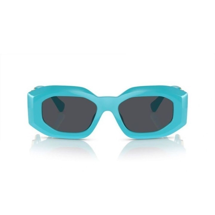 Gafas de sol Versace para mujer en acetato azul vista frontal