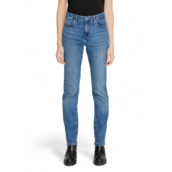 Only vaqueros de mujer azul denim modelo Onlsui Mid Dia451 vista frontal