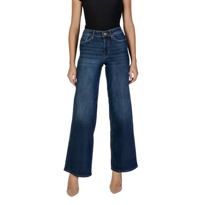 Only vaqueros de mujer en denim oscuro vista frontal