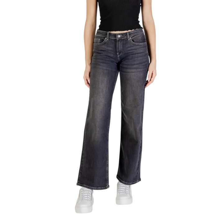 Only vaqueros de mujer negros de denim ONLJUDY-O vista frontal