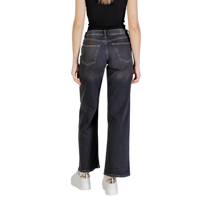 Only vaqueros de mujer negros de denim ONLJUDY-O vista posterior