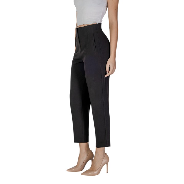 Only pantalón de traje de mujer negro ONLRAVEN LIFE HW PANT TLR vista lateral