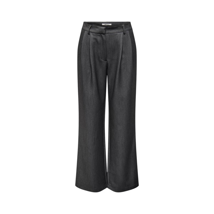 Pantalón Only de mujer gris oscuro vista frontal del producto
