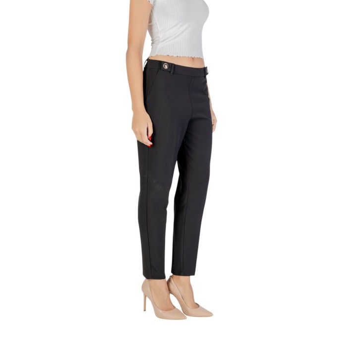 Pantalón negro de mujer Only Onlastrid Life vista lateral