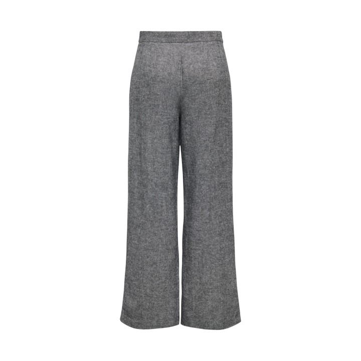 Only pantalón de mujer gris efecto lana vista posterior ref. 15360269