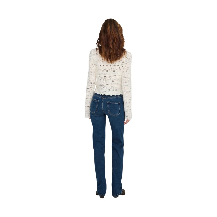 Only vaqueros de mujer azul denim modelo ONLBLUSH vista posterior