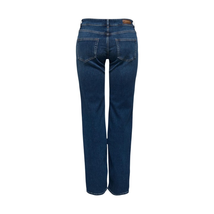 Only vaqueros de mujer azul denim modelo ONLBLUSH vista posterior