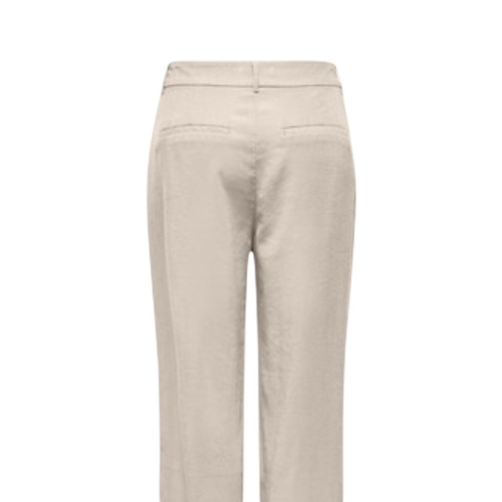 Detalle posterior del pantalón beige de mujer Only Onlaris Life 15364126