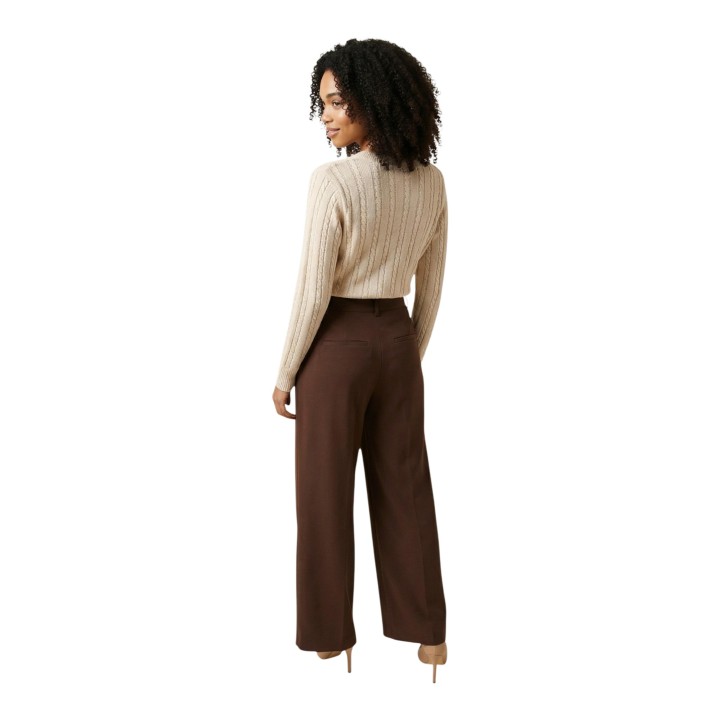 Only pantalón de mujer chocolate 15363801 vista posterior