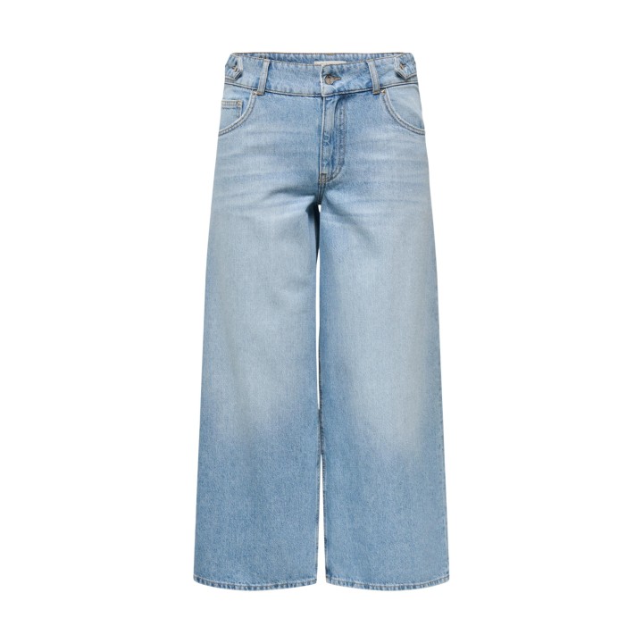 Only vaqueros de mujer Reg Wide de denim azul claro vista frontal