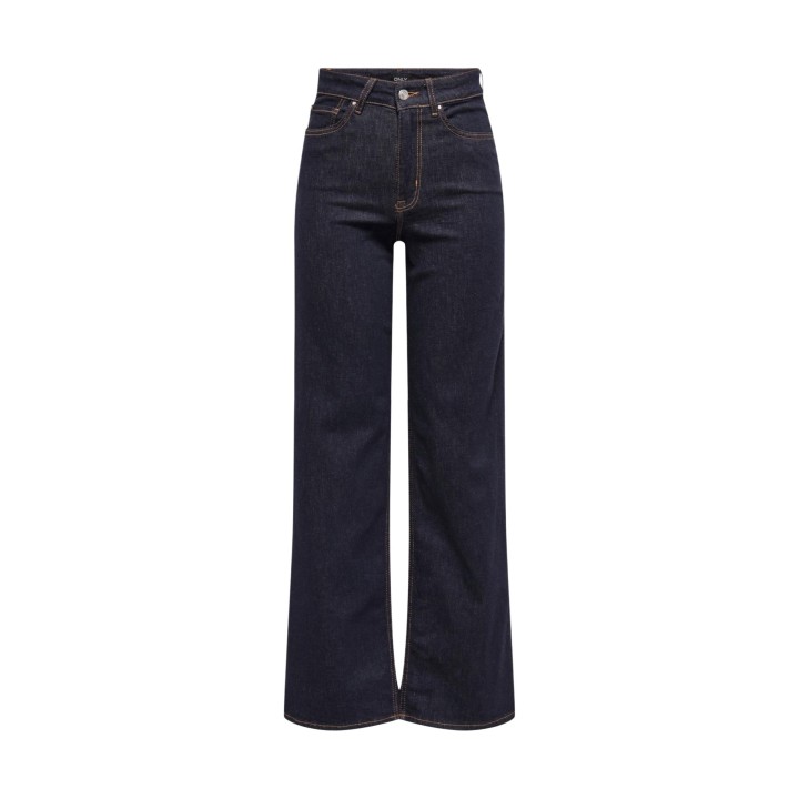 Only vaqueros de mujer azul oscuro de denim vista frontal