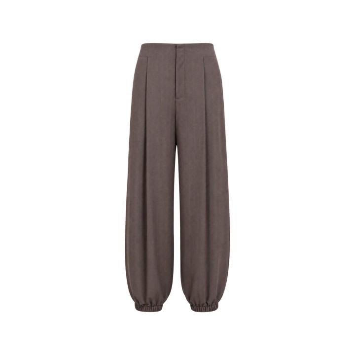 Only pantalón de mujer marrón Onlrumba-Alden vista frontal