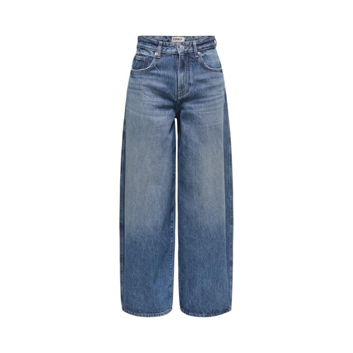 Only vaqueros de mujer en denim azul vista frontal