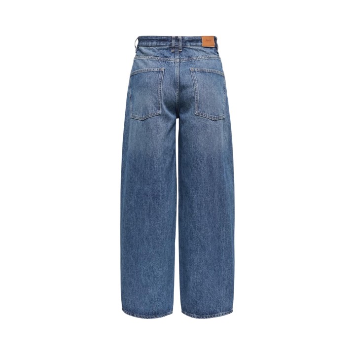 Only vaqueros de mujer en denim azul vista posterior