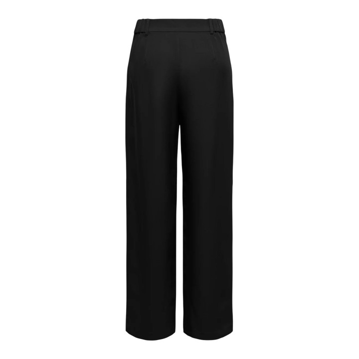 Only pantalón de mujer negro de pierna ancha vista posterior ref. 15377077
