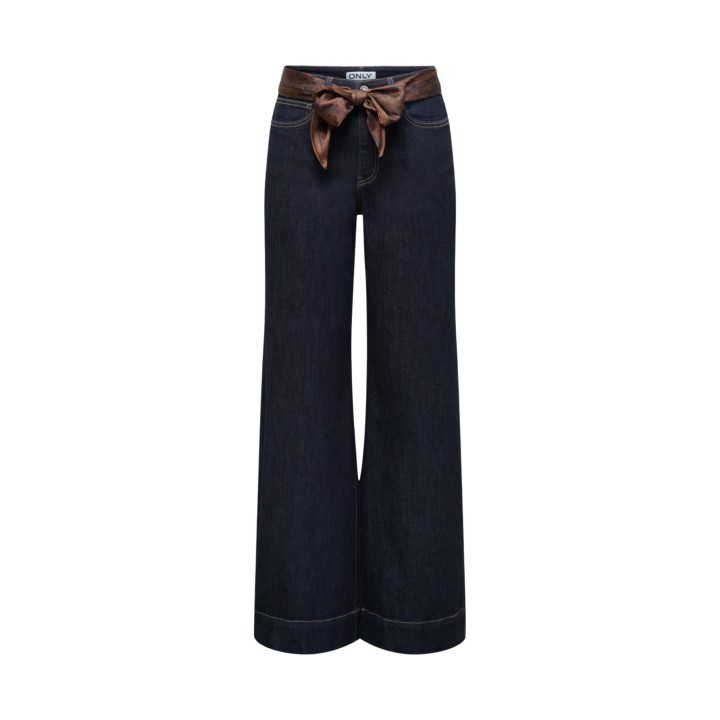 Vaqueros de mujer Only en denim azul oscuro vista frontal