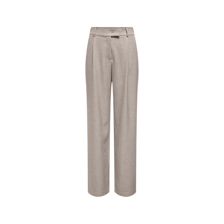 Only pantalón de traje de mujer taupe Onllinda 15336761 vista frontal