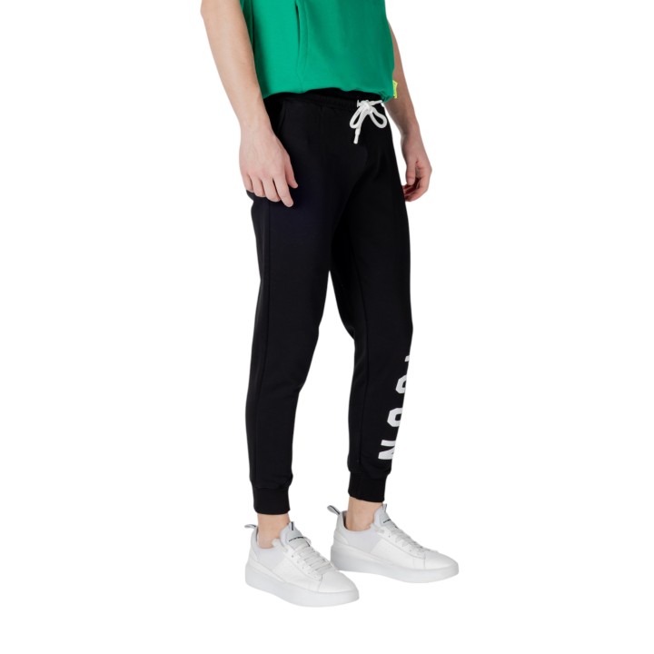 Icon pantalón deportivo de hombre negro ICUS2S5P001 en vista lateral