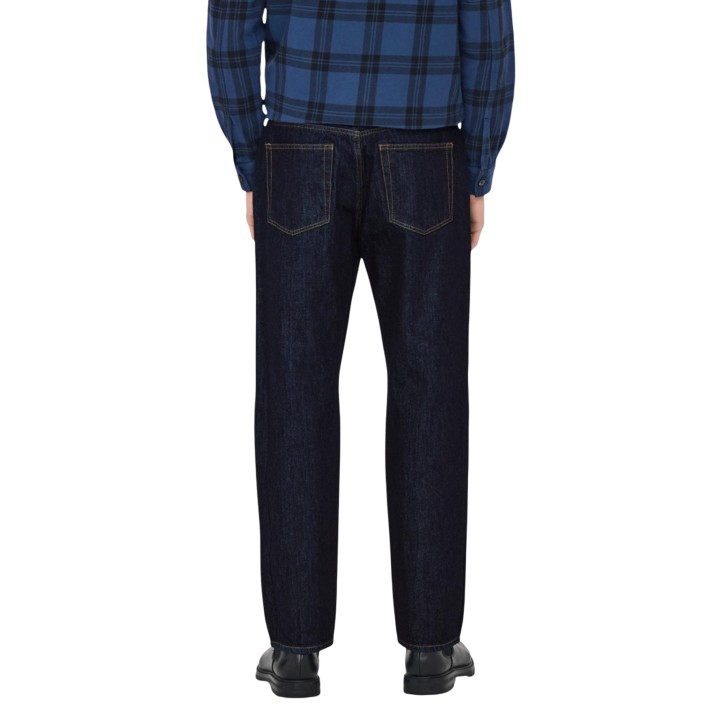 Only & Sons vaqueros de hombre azul oscuro en denim vista posterior