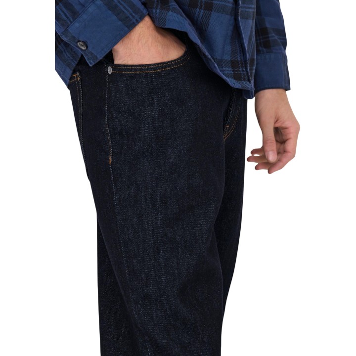 Detalle de vaqueros Only & Sons de hombre azul oscuro en denim