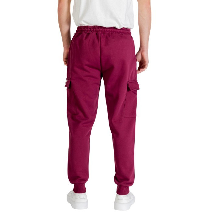 Icon pantalón de hombre bordeaux ICUF2W6P002 vista posterior