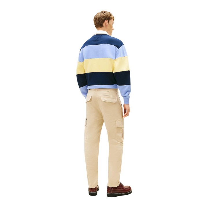 Pantalón cargo beige de hombre Tommy Hilfiger Jeans vista posterior