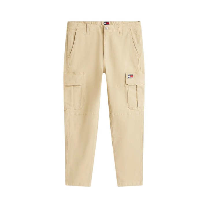 Pantalón cargo beige de hombre Tommy Hilfiger Jeans vista frontal