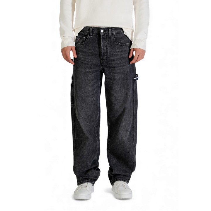Tommy Hilfiger Jeans vaqueros negros de hombre en vista frontal