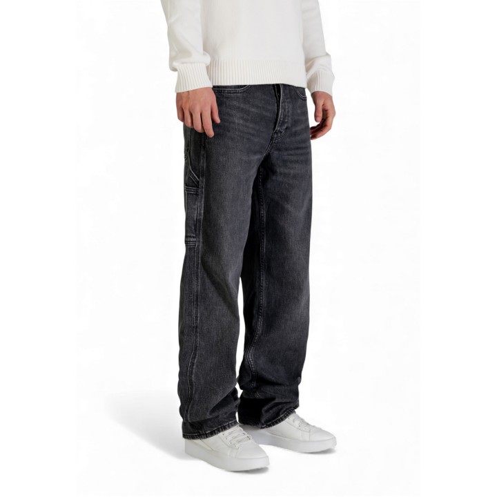 Tommy Hilfiger Jeans vaqueros negros de hombre en vista de tres cuartos
