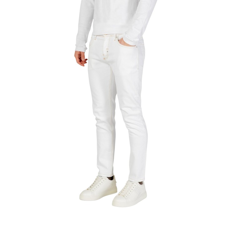 Antony Morato vaqueros slim hombre blancos vista de tres cuartos