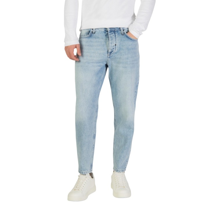 Antony Morato vaqueros de hombre en denim claro vista frontal