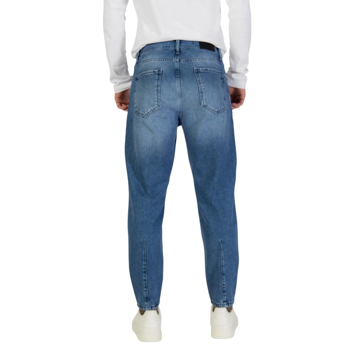 Vaqueros Antony Morato de hombre en denim azul vista posterior