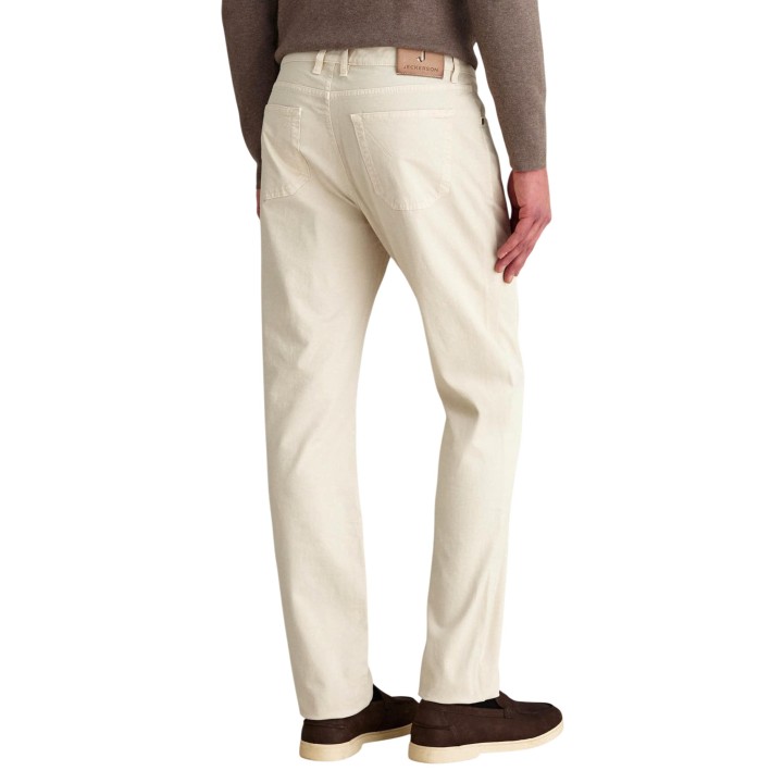 Pantalón blanco de hombre Jeckerson vista posterior