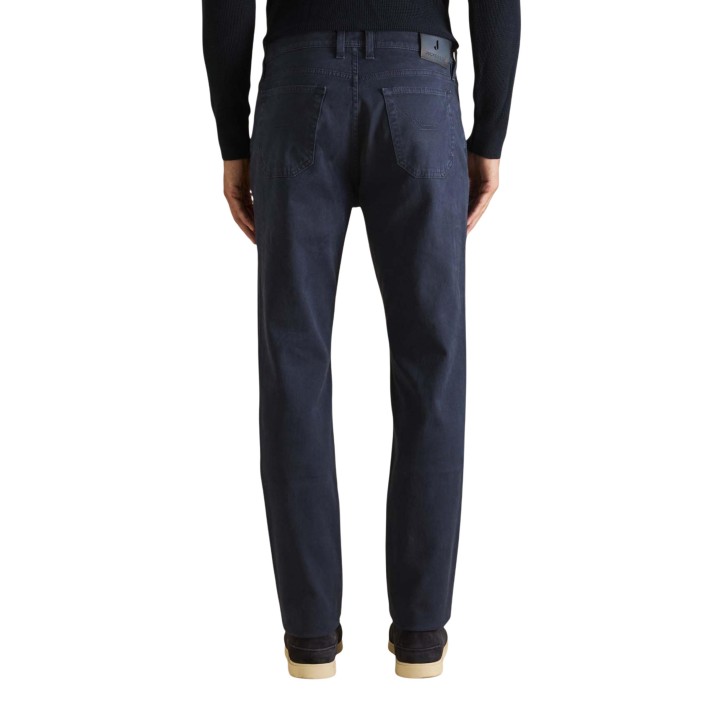 Vaqueros slim de hombre Jeckerson azules vista posterior