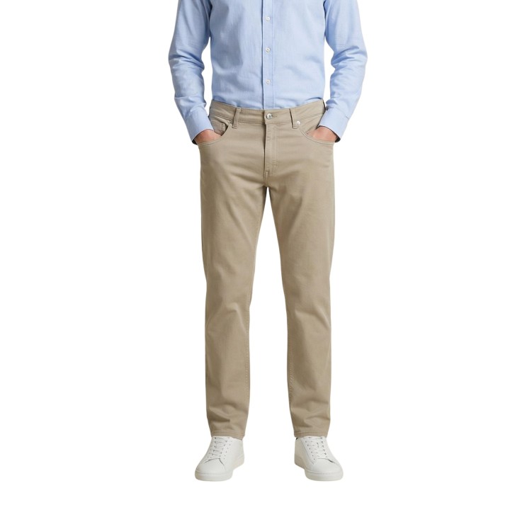 Guess pantalón de hombre beige claro Angels M6GAN2 W1698 vista frontal