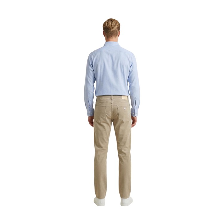 Guess pantalón de hombre beige claro Angels M6GAN2 W1698 vista posterior