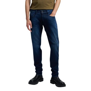 Vaqueros Replay M914 para hombre en azul oscuro vista frontal