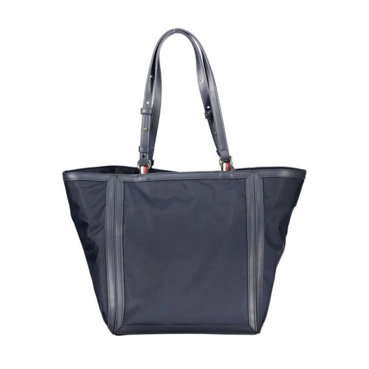 bolso azul de poliéster para mujer Tommy Hilfiger vista frontal