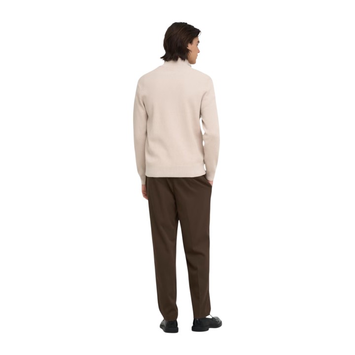 Only & Sons pantalón de hombre marrón Onsmiro Tailored Tap vista posterior