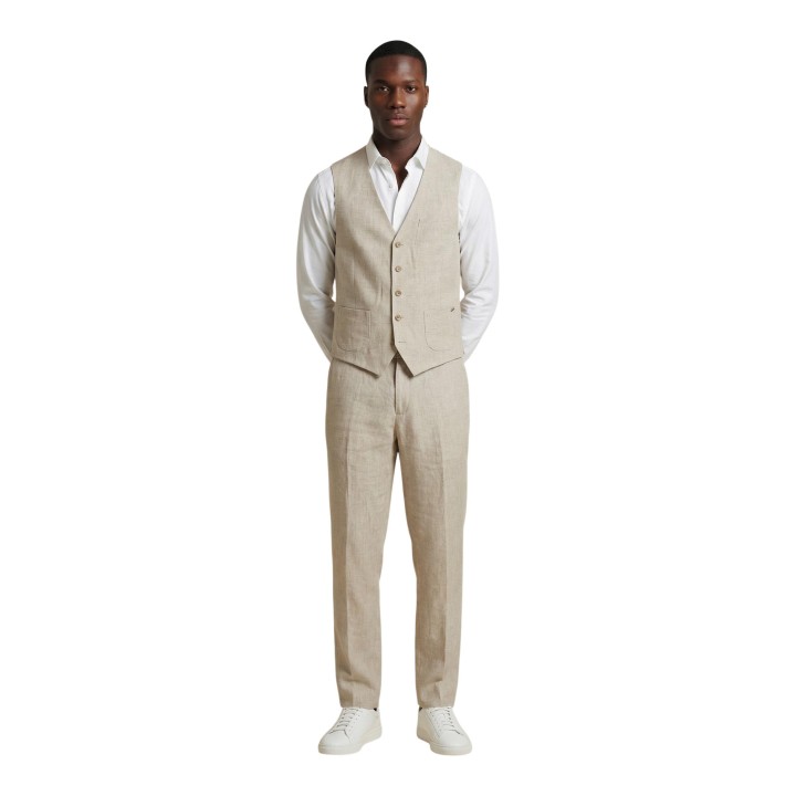 Pantalón de hombre Gianni Lupo beige claro GL010BD-S26 vista frontal