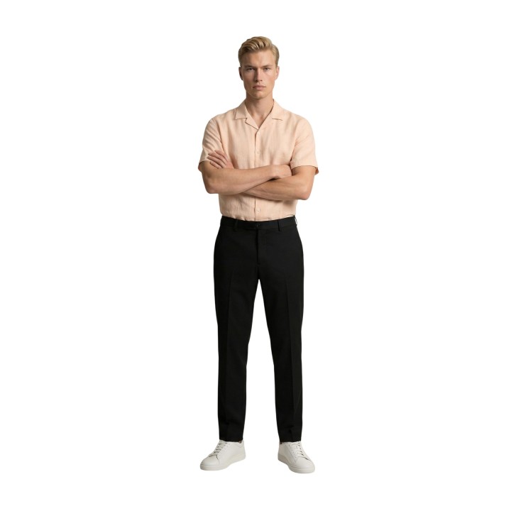 Pantalón negro de hombre Gianni Lupo GL5163BD-S26 vista frontal