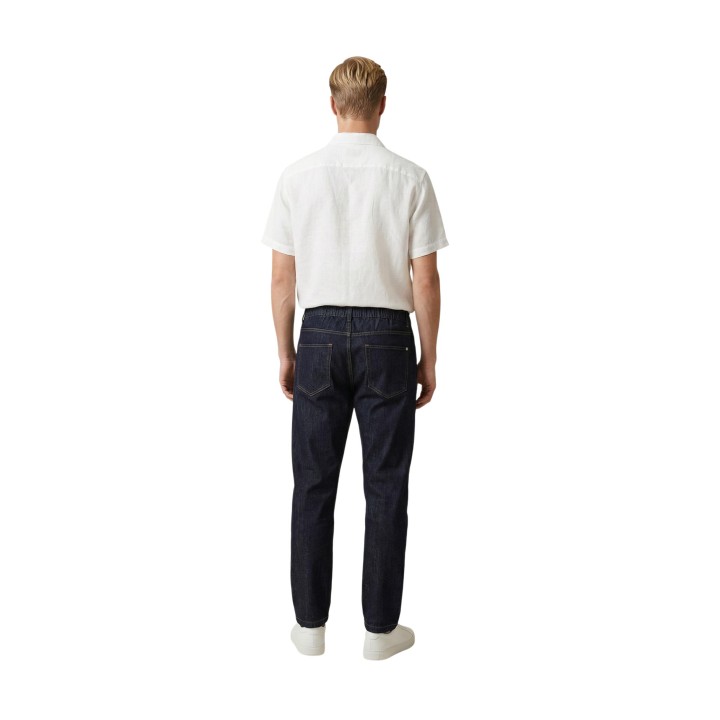 Gianni Lupo pantalón vaquero de hombre denim azul oscuro vista posterior