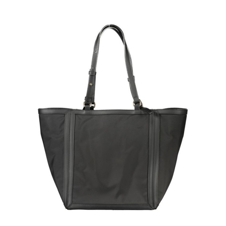bolso tote negro de poliéster para mujer Tommy Hilfiger vista frontal