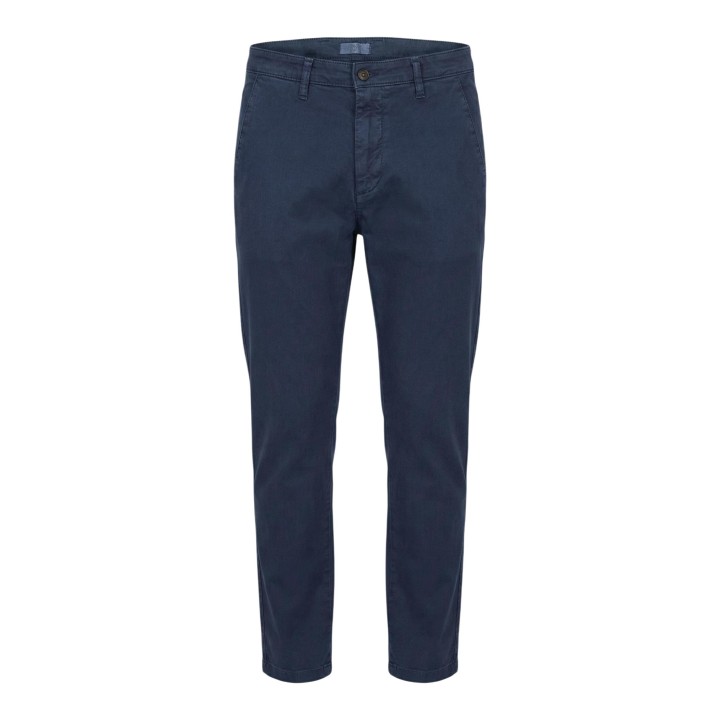 Detalle frontal del pantalón azul de hombre YOS T9154TS-100006